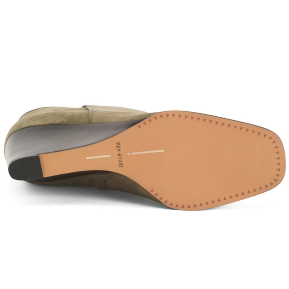 🔹️Dolce Vita🔹️ Made In Brazil Moss Suede Susann Ankle Booties - Picture 3 of 3